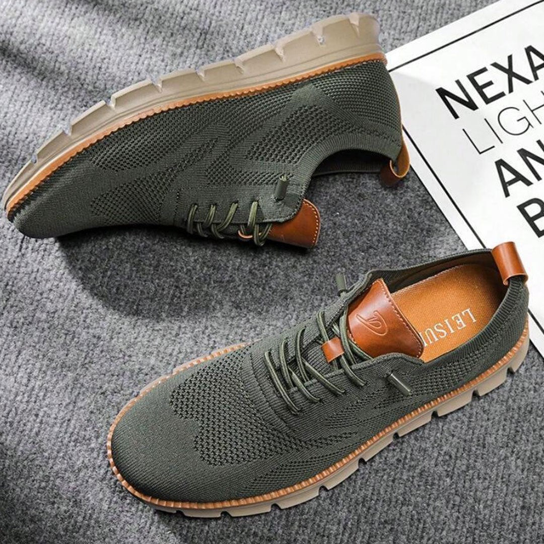 St. James – Zapatilla urbana transpirable y elegante – Edición limitada Verde Oscuro