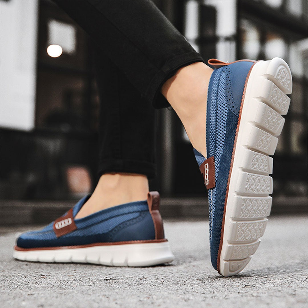 St. James – Mayfair Mocassini de hombre elegantes y cómodos – Azul