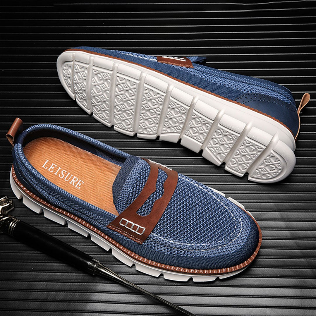 St. James – Mayfair Mocassini de hombre elegantes y cómodos – Azul