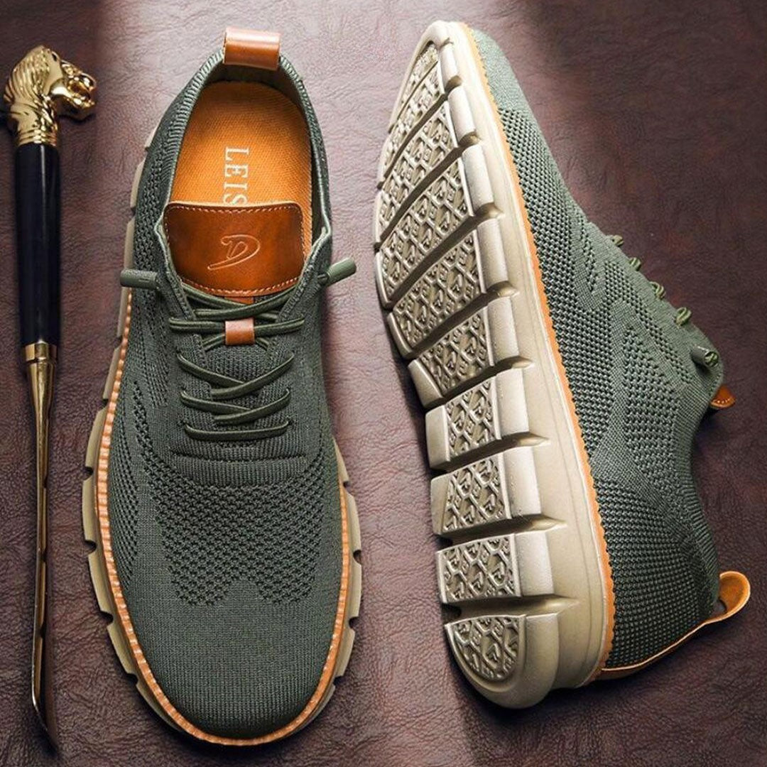 St. James – Zapatilla urbana transpirable y elegante – Edición limitada Verde Oscuro